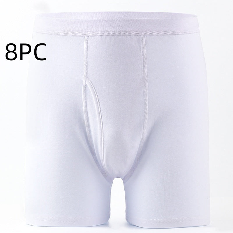 Men's Plus-Size Loose-Fit 100 Cotton Boxer Briefs