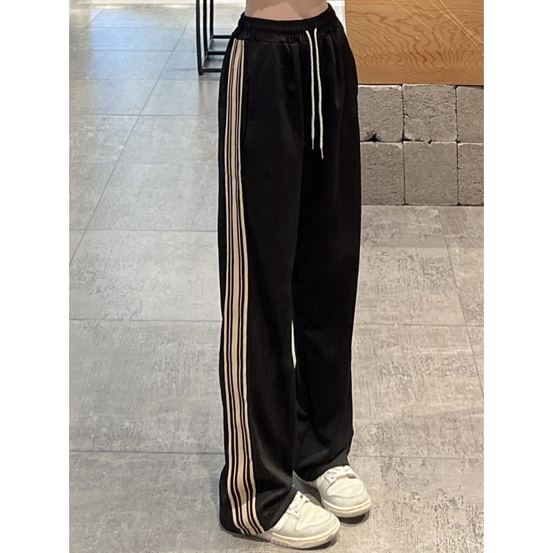 American-style Wide-leg Sweatpants For Women