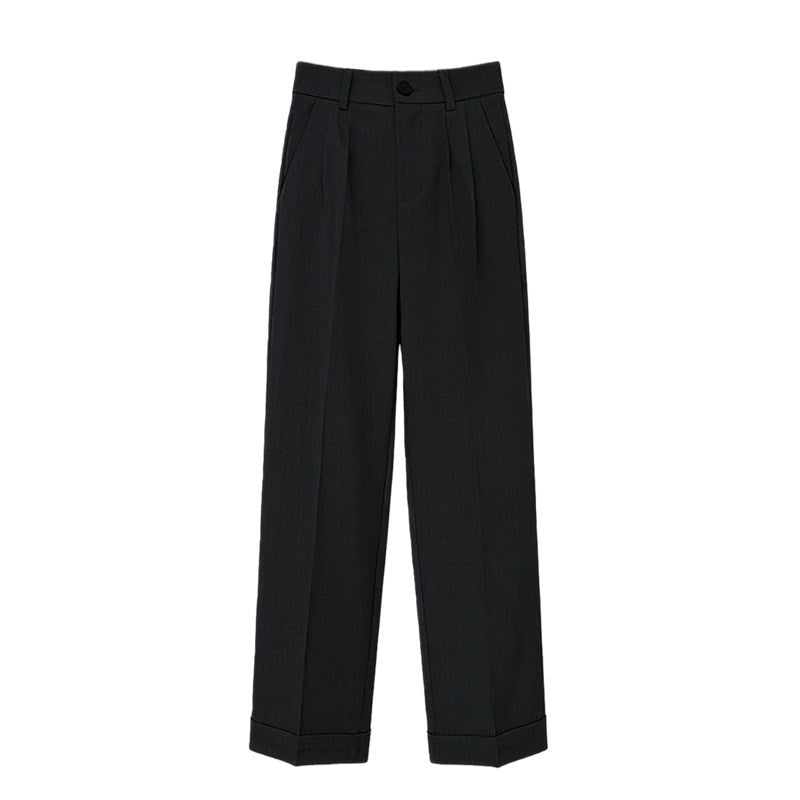 Women's SpringAutumn Straight-Cut Casual Pants