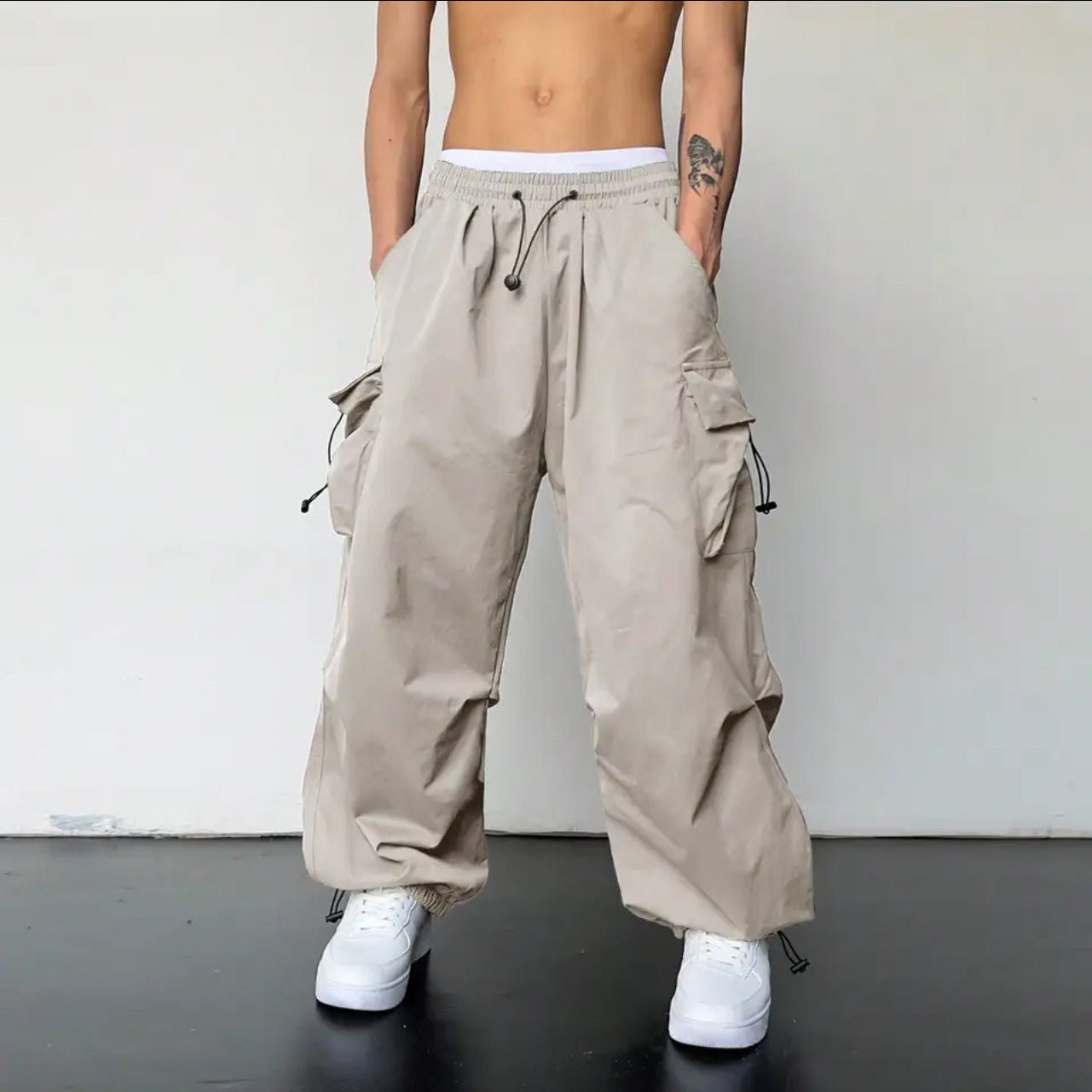 Versatile American-style Workwear Pants For Men