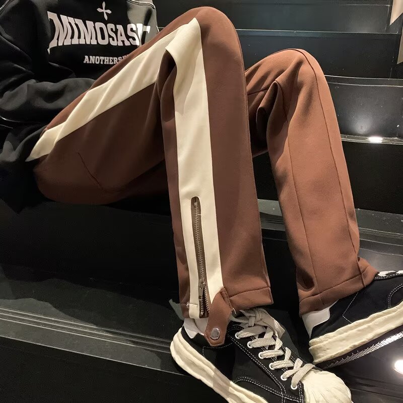 Mens Loose Fitting Straight Leg Summer Pants