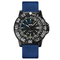 Personalized Calendar Mens Luminous Quartz Watch With A Casual Nylon Strap