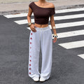 Simple Versatile Straight-leg Trousers For Women