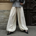 Versatile Ankle-cuffed Long Lantern Pants