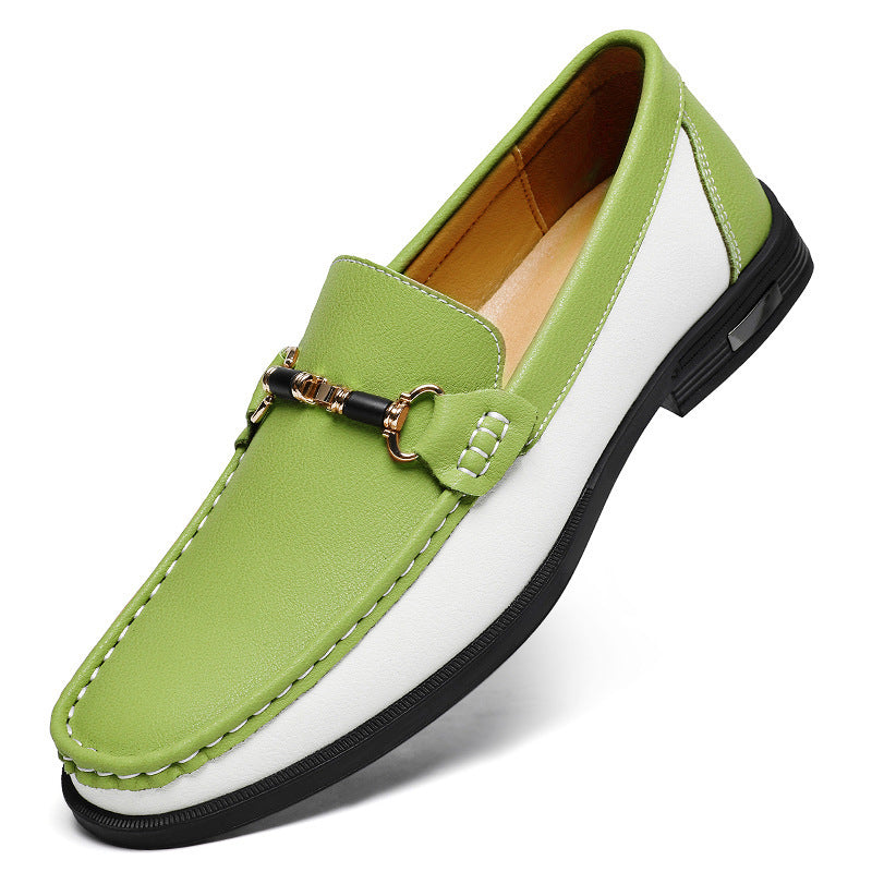 Genuine Leather Moccasins Mens Large Size 47 Casual Shoes