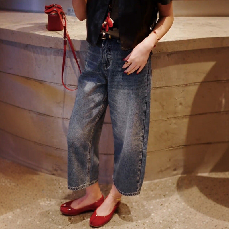 New Style Ankle-length Jeans Fashionable And Versatile