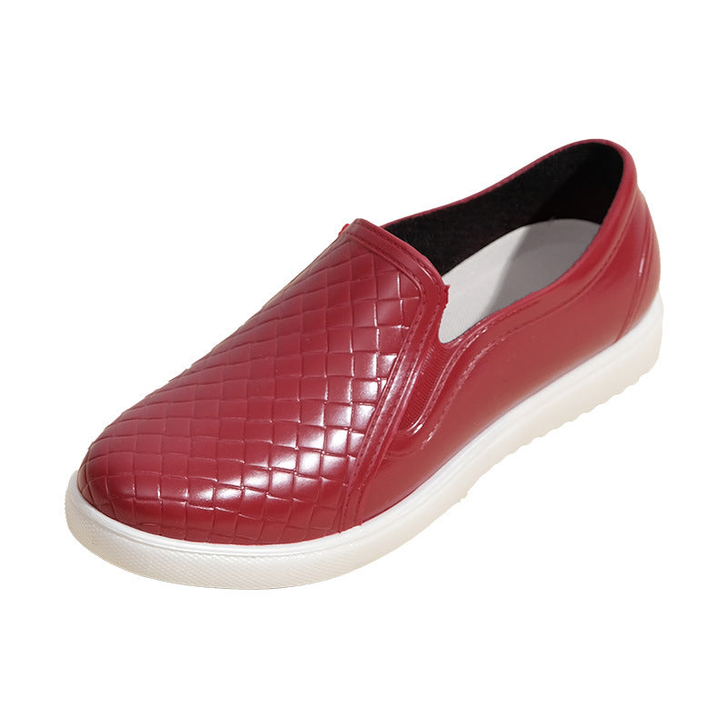 Low-cut Rain Shoes Women's Rain Boots Fashionable