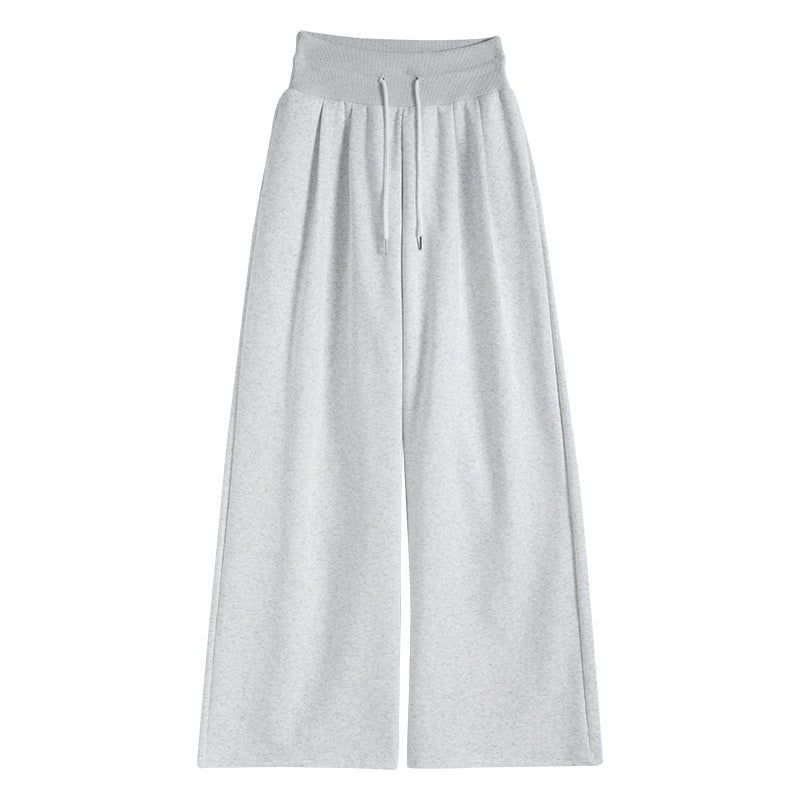 Draped Lightweight Casual Wide-leg Pants In An American Retro Style